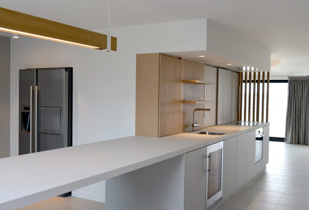 keuken renovatie met een minimalistisch design