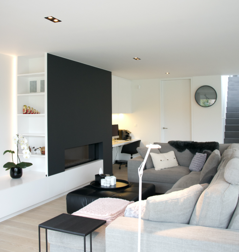 Haardmeubel met kast